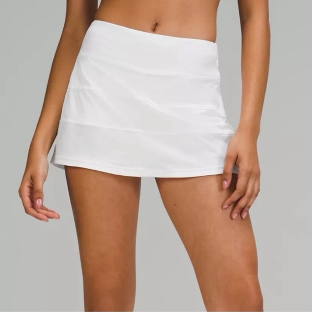 lululemon athletica White Athletic Skort Sz 8